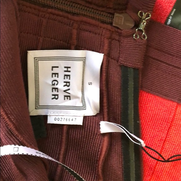 Herve Leger Fit flare ombré dress. Never worn - Picture 7 of 8